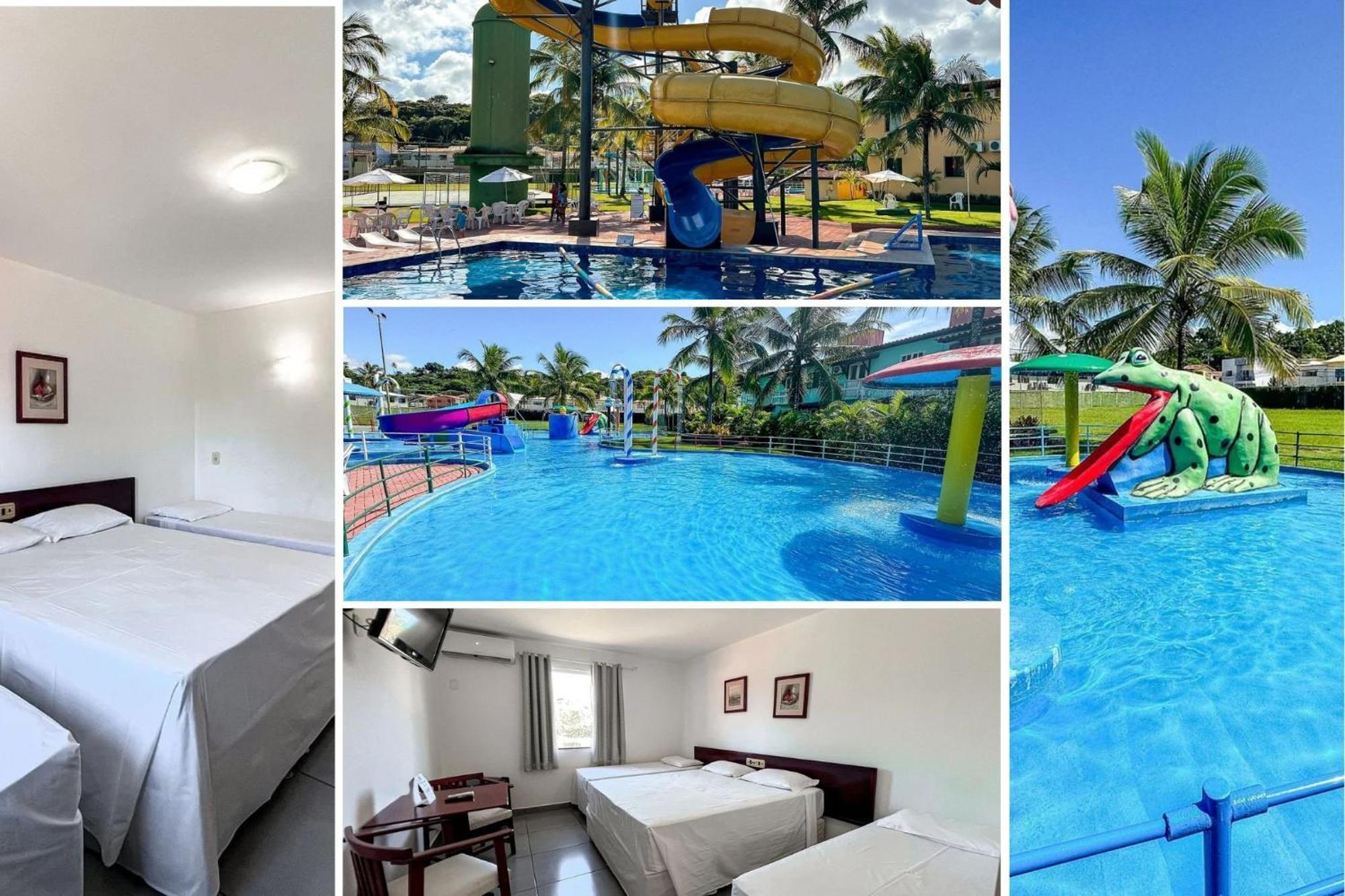 Suiite Com Ar Condicionado, Frigobar E Mesa Trabalho. Localizada No Porto Belo Park, Com Parque Aquatico Porto Seguro